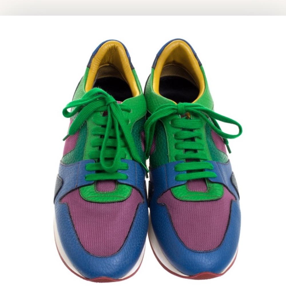BURBERRY prorsum multi-colorblock sneakers